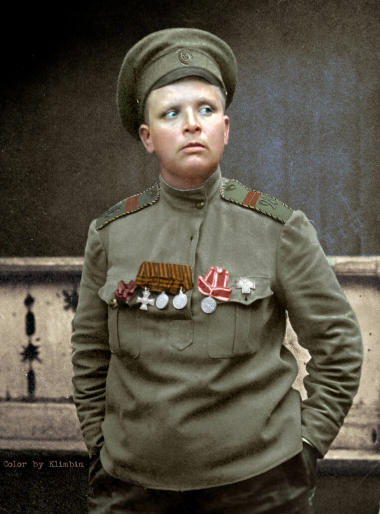 První ruská velitelka Bočkarevová