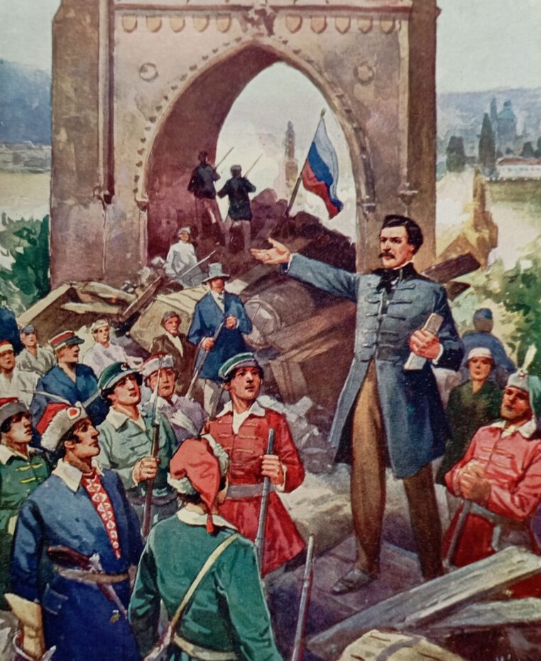 V průběhu revolučních bouří je Havlíček na několik dnů uvězněn.
