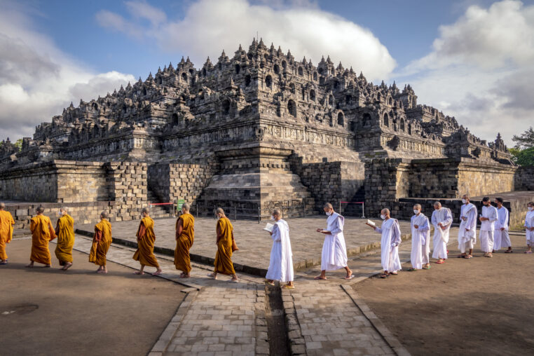 Jávský chrám Borobudur