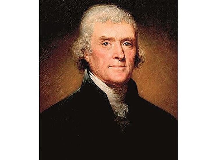 Thomas Jefferson přísně dbá na oddělení státu od církve.