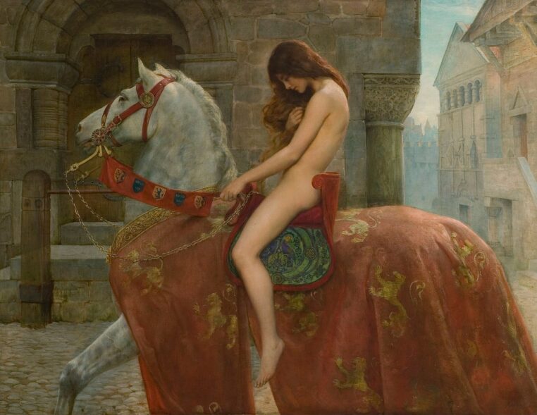 Projela se lady Godiva nahá městem?