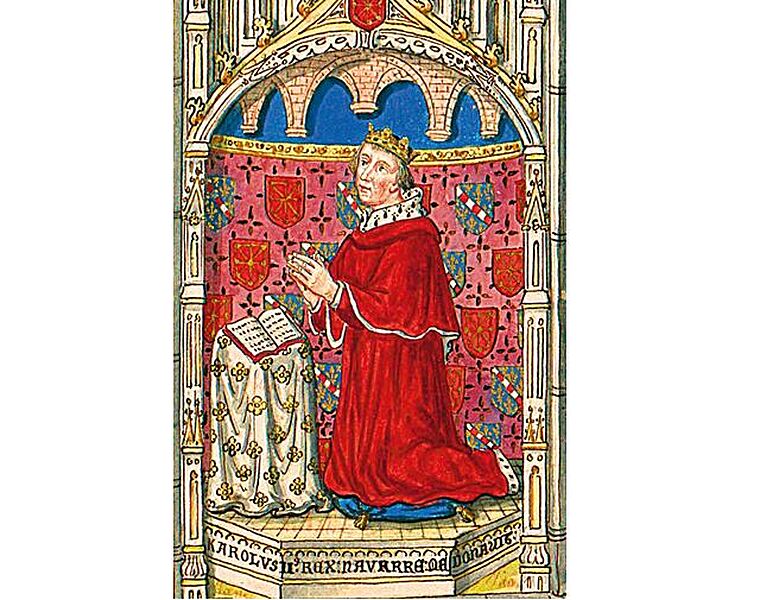 1. Karel II. Navarrský nadělal za života spoustu zla. Má proto přízvisko Špatný.