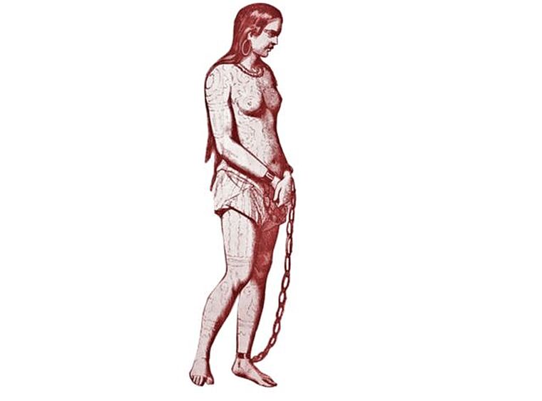 Tainskou vládkyni Anacaonu Španělé obviní ze spiknutí.