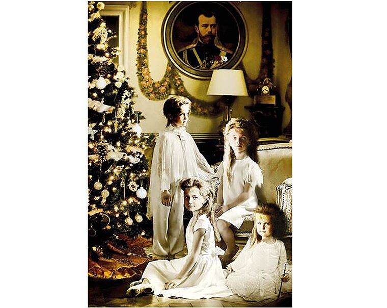 Na stromeček se malé velkokněžny těšily stejně jako jiné děti.