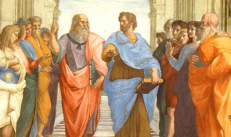 Řecký filozof Platon nemá rád, když jeho žáci chodí na hodiny pozdě.